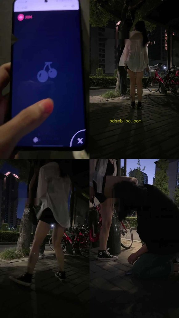 【时安】户外马路暴打虐待踢打踩踏