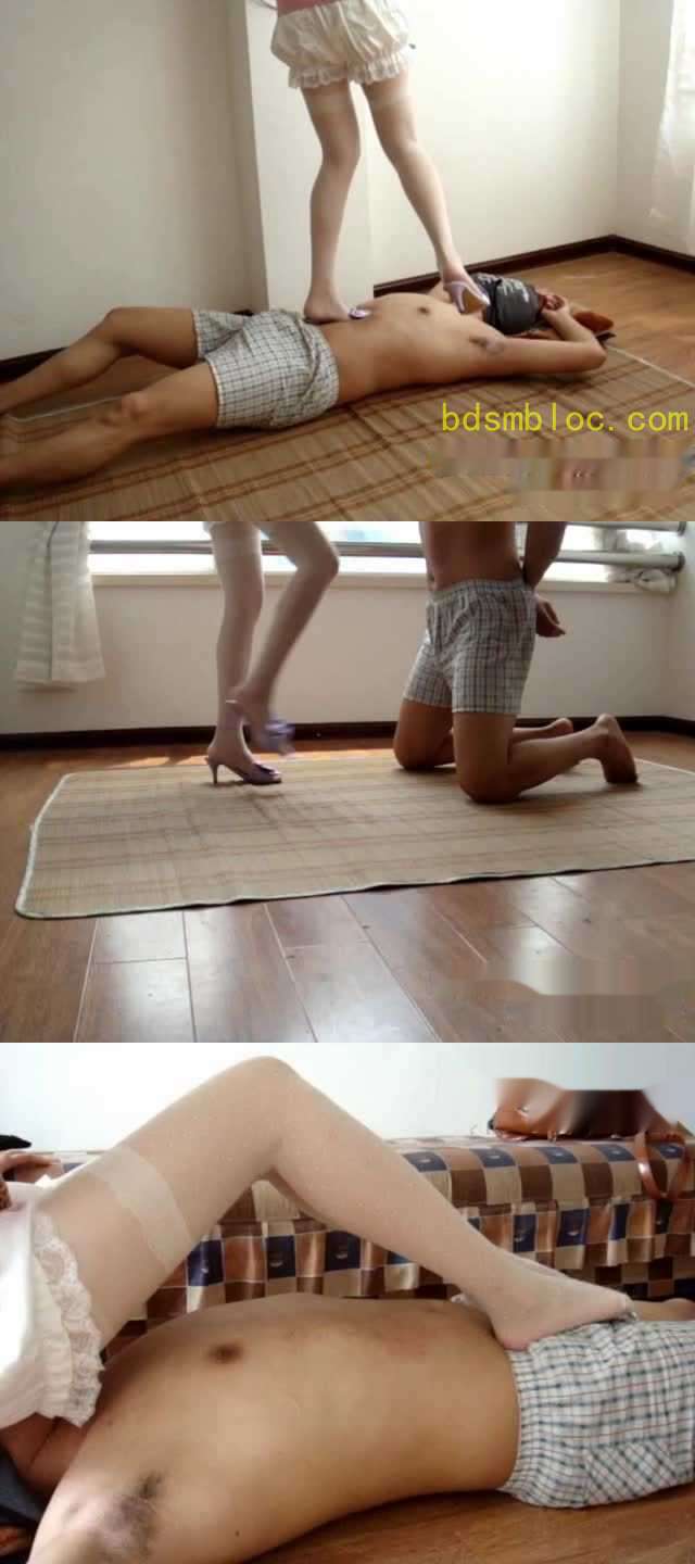 【小妮女主】美丝凉拖暴力踩踢+超享受玉腿丝足按摩