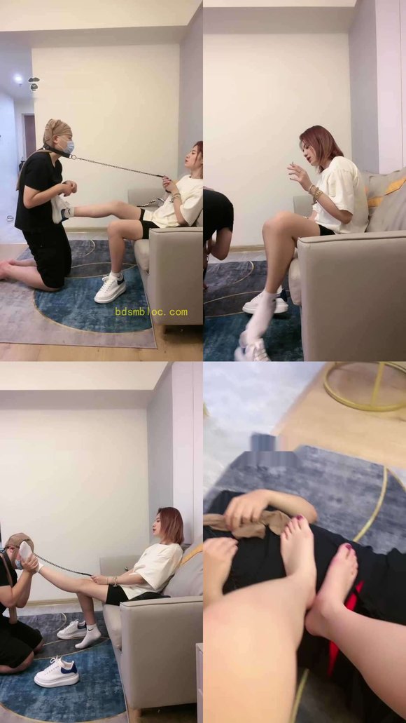【沐沐】小白鞋白棉袜气味羞辱
