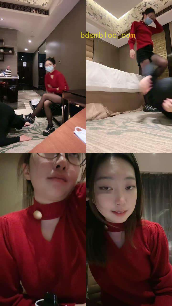 【jenn】踩踏狗爪/耳光/转胯/黑丝脚狂舔