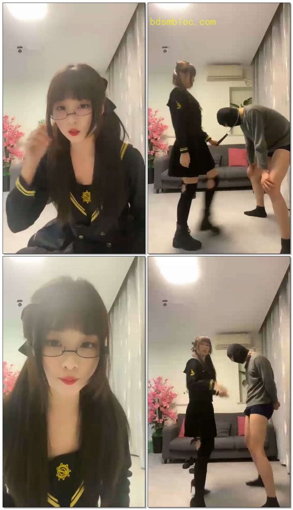 【梦露Monroe】萝莉主踢裆专场，踢哭奴隶