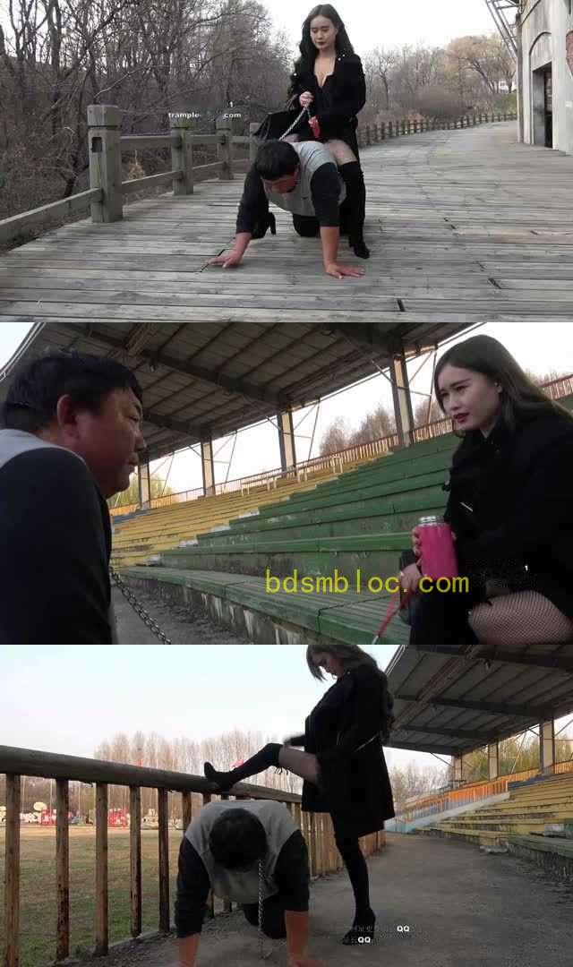 【冷柔】户外骑马 靴底极限羞辱