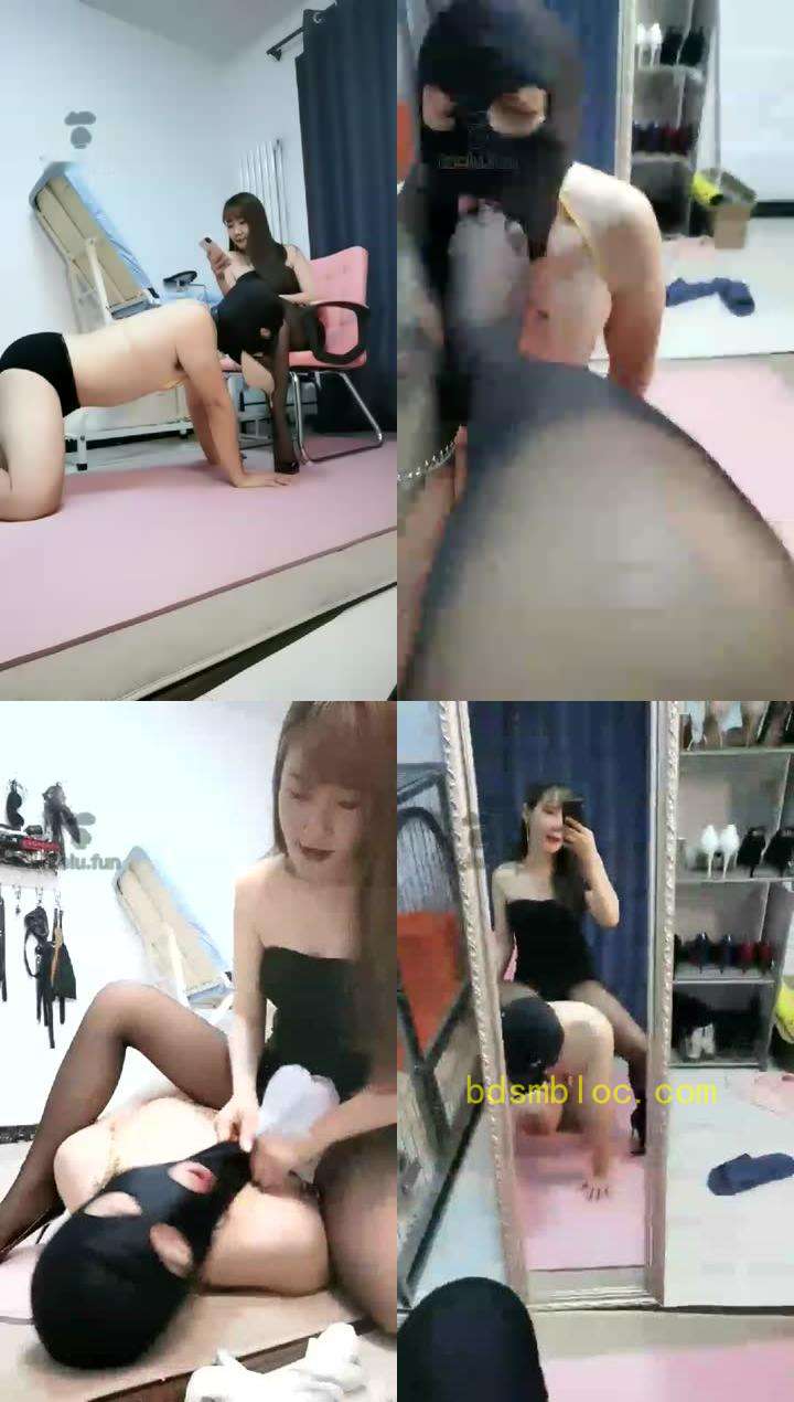 【如意小主】清理鞋底耳光舔脚踩踏