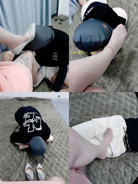 【姗姗】学狗爬行/高跟肉丝脚踩/sp