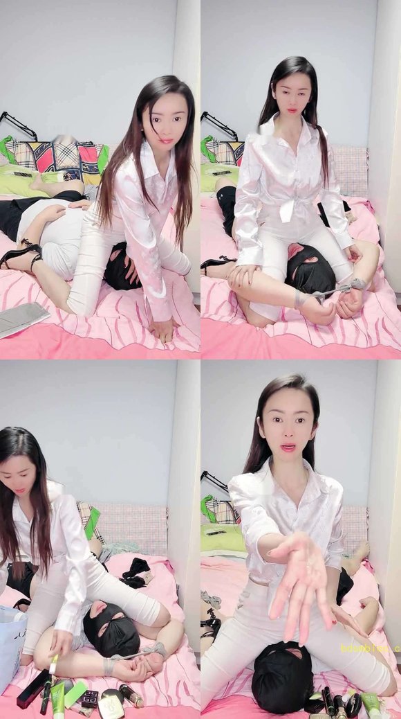 【嫦娥】丝袜捆绑坐脸窒息【双视角版】