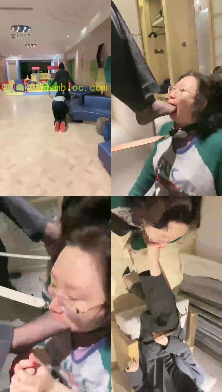 【歌迪丝】遛母狗狗，黑丝深喉