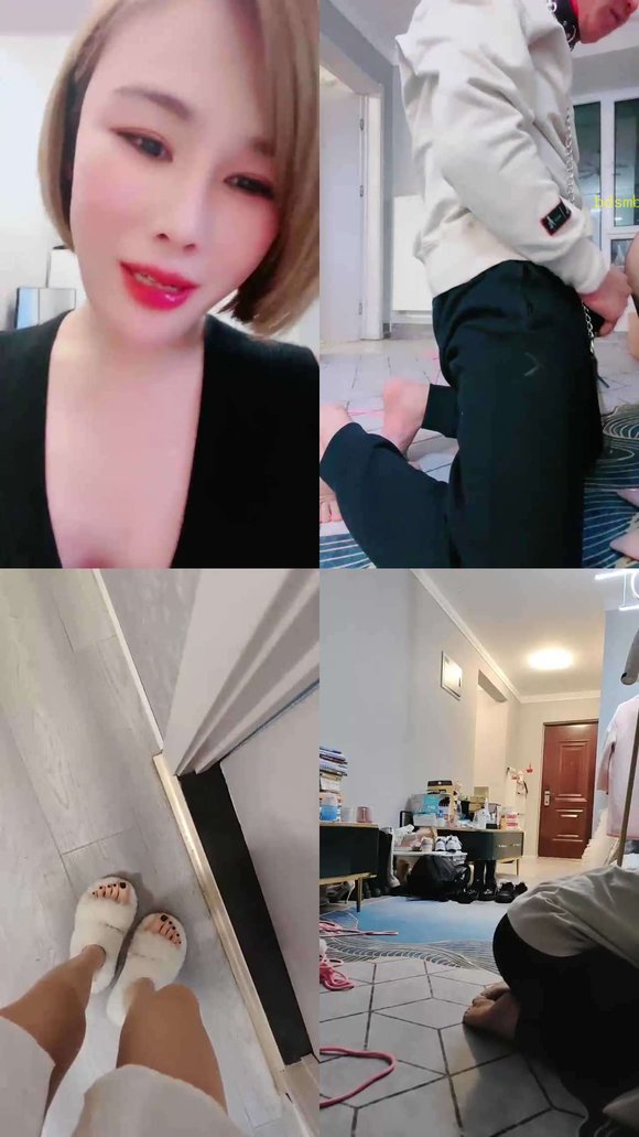 【美丝大大】带闺蜜入圈调/强迫喝圣水/滴蜡/美腿诱惑【双视角版】