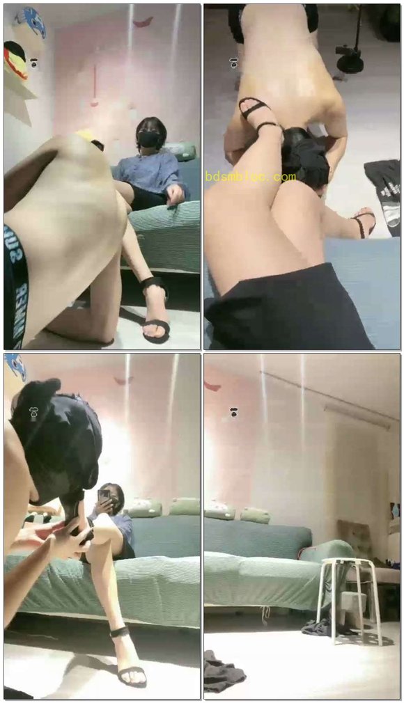 【美离子】弄它踩脸舔脚