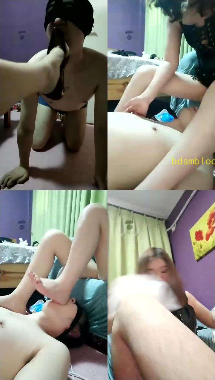 【京S维维】调教跪舔狗虐乳