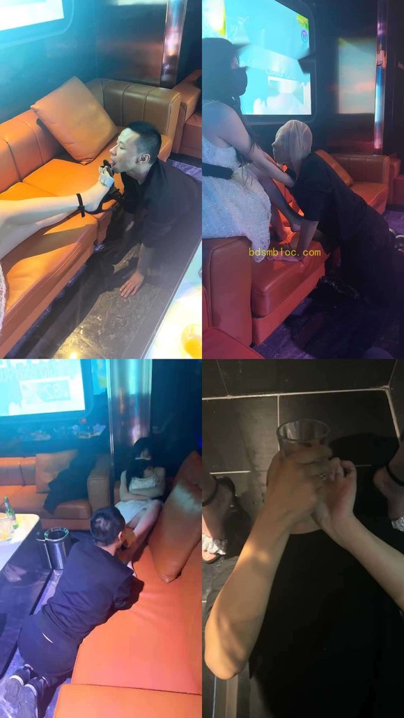 【伊晨】KTV-舔脏鞋肉丝jio/赏赐圣水嘴洗丝袜