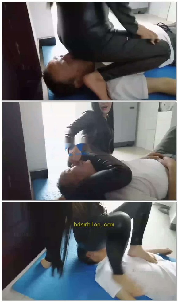 【傲视之巅·欣】欣女王皮衣花式窒息！