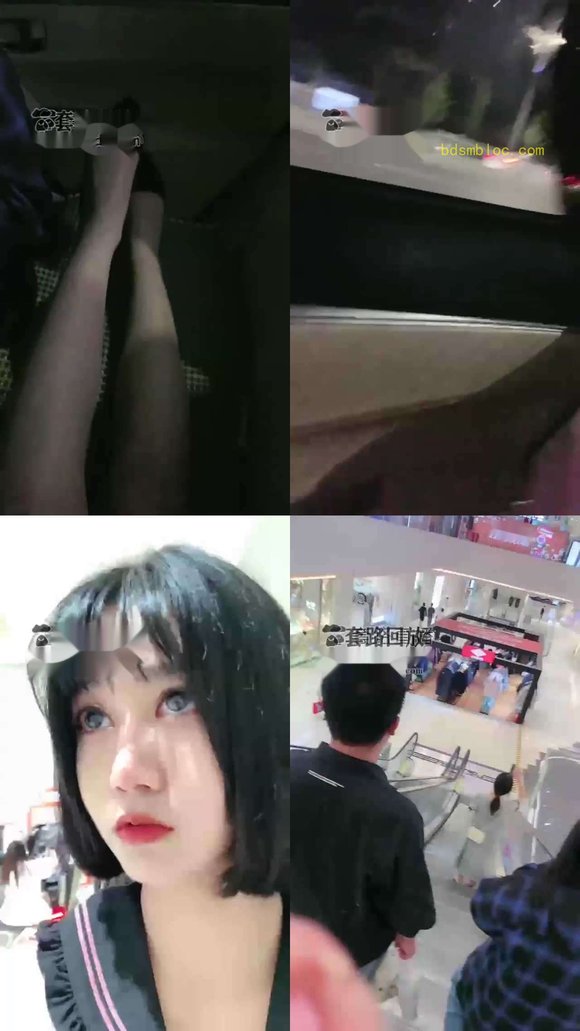 【Vinni维妮e】在商场调教贱狗偶遇她的同学