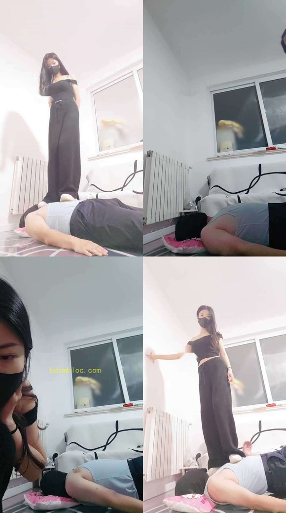 【梓晨大大】小白鞋全体重跳踩