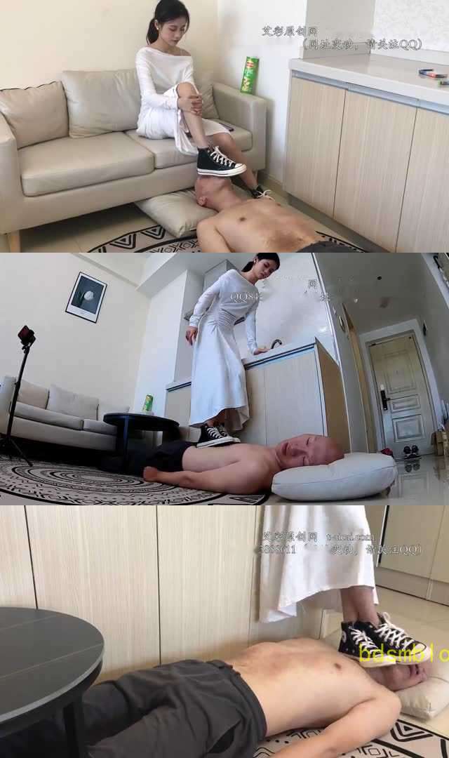 【美竹姐姐】黑色匡威帆布鞋的折磨