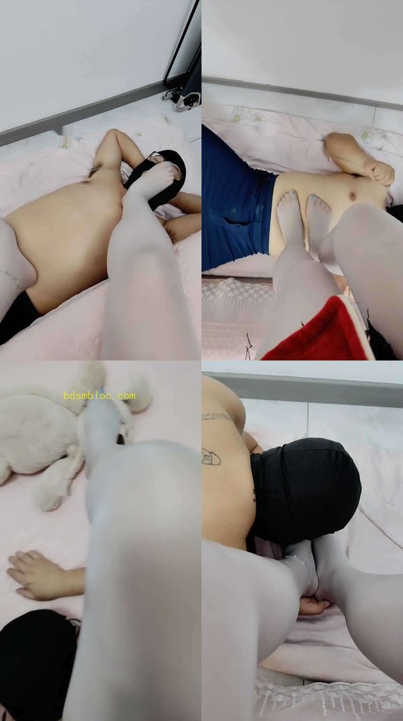 【李老师】丝袜美腿全体重踩踏