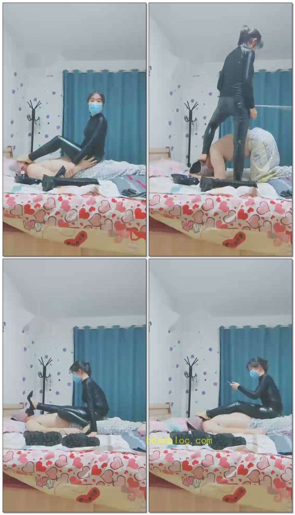 【菠罗菠罗蜜】踩踏恋足耳光鞭打