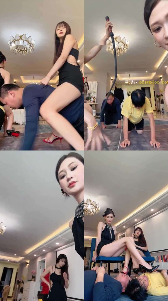 【艾琳】双主暴怒惩罚夫妻蠢狗