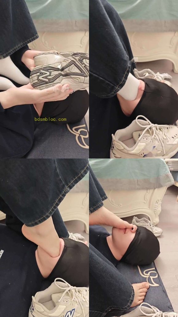 【静琪s】女大发黄棉袜裸足深喉