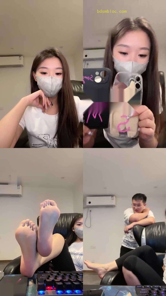 【汐言】电竞酒店闻舔小白鞋裸足