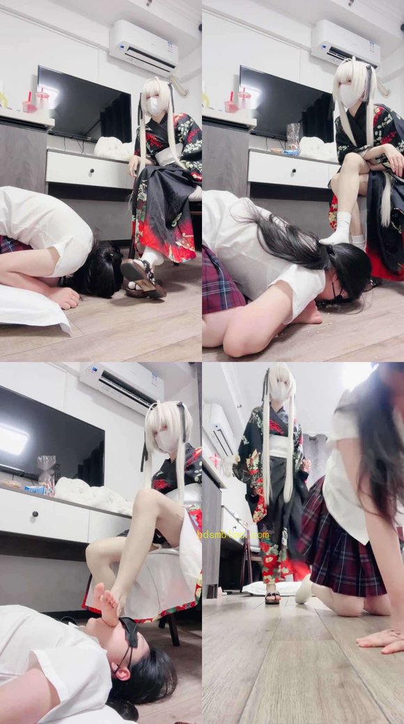 【奶味小仙女】和服大小姐玩弄JK女同学