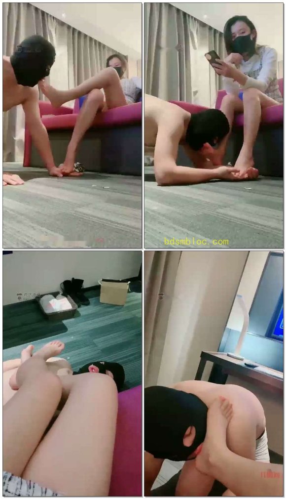 【木鸢bb】舔脚系列，脚虐乳，脚虐D