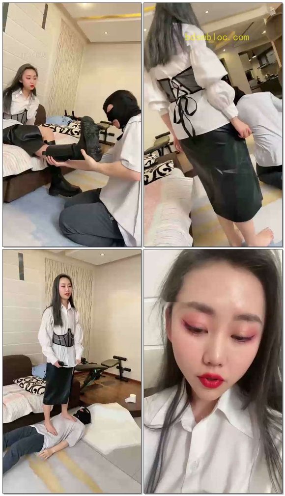【二宝s】逼狗吃翔之后跳剁肚子加电击折磨