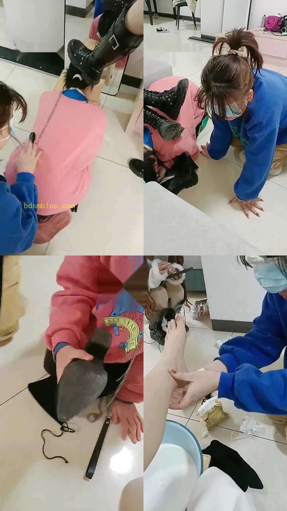 【爱可呀】开发素人考研学姐调双母畜【下】