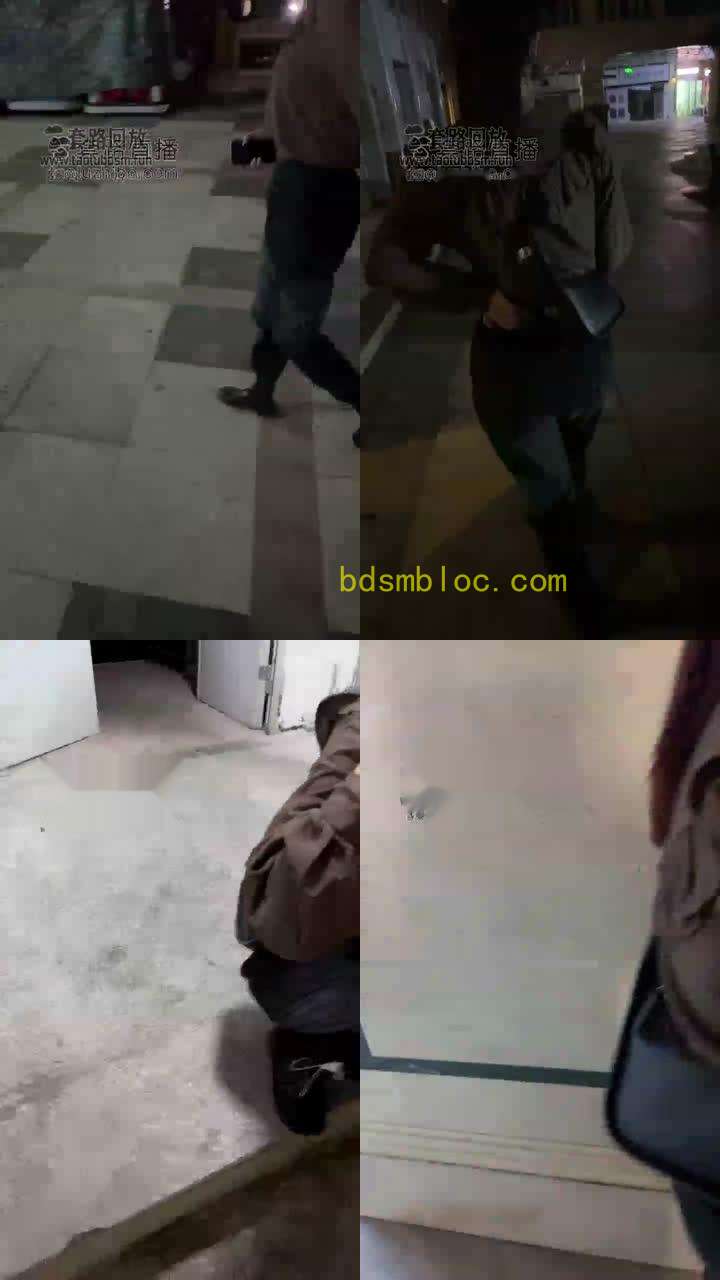 【橘子没熟s】户外街头跳旦社死挑战！被多个路人发现