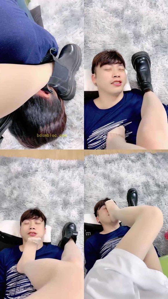 【梓S】短靴肉丝脚踩脚垫