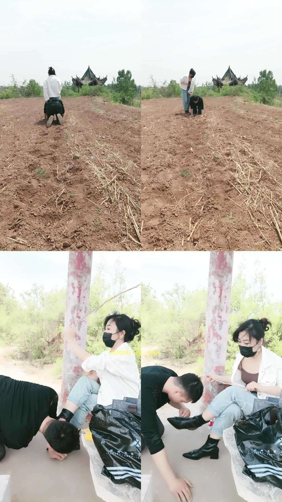 【珍惜女王】野外骑马，调教