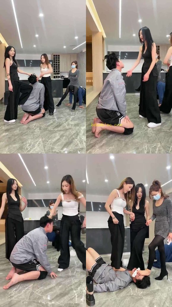 【麋鹿银儿】三女主 丝足调教的天花板