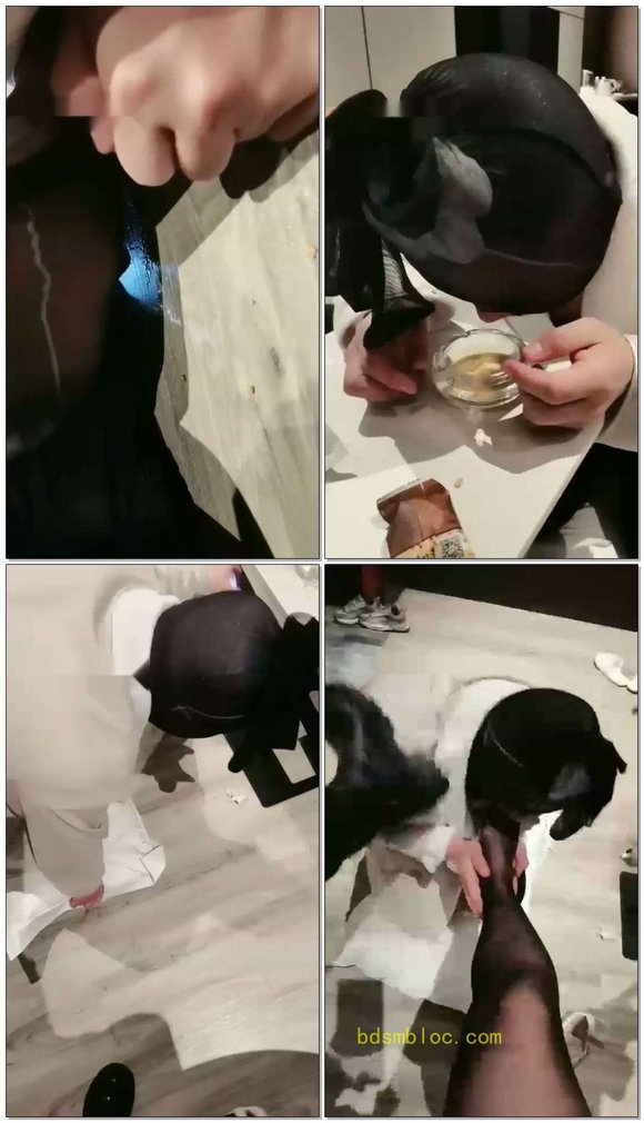 【羽珊S】鼻子喝圣水，踩食，羞辱