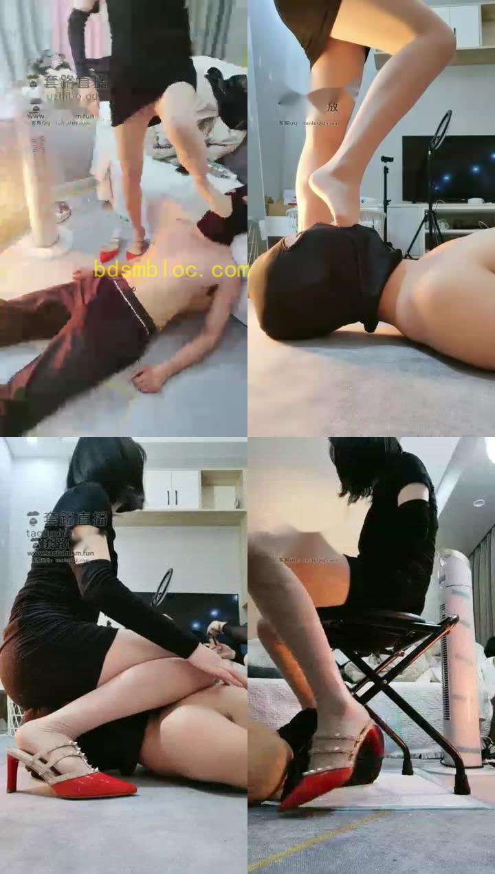 【小拽主人&amp;萝莉糖糖s&amp;糖糖的小姨】强制连续六次榨斤后吃黄金