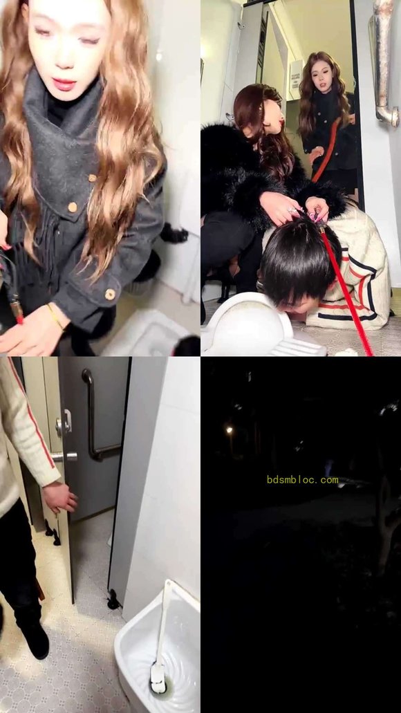 【欣然莫】双主女公厕羞辱调教小骚