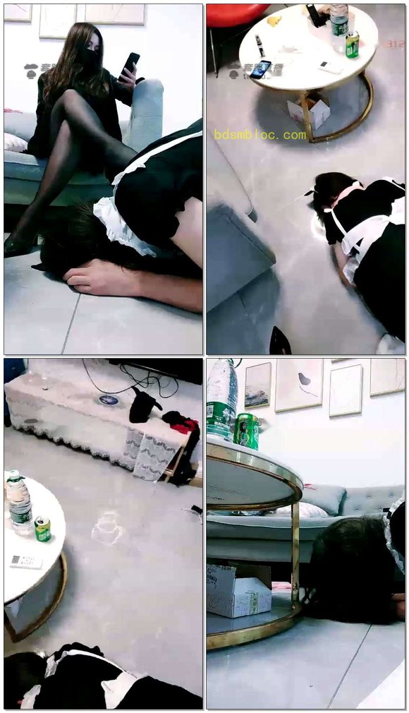 【南妮QUEEN】梅儿女仆的伺候足疗时刻