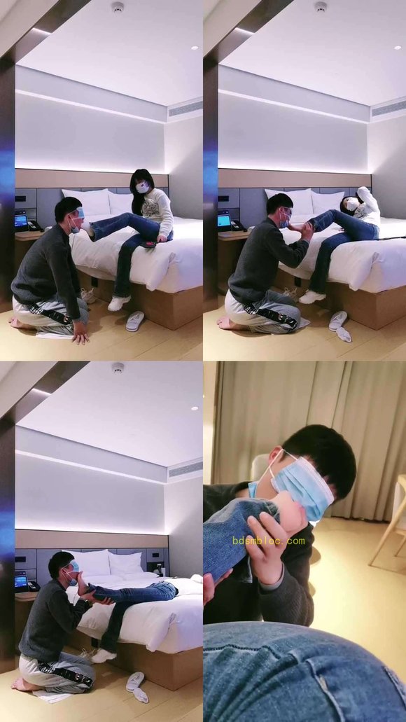 【乖乖】小白鞋白棉袜辱废物
