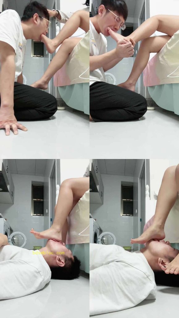 【栀子女王】裸足深喉/玉足诱惑