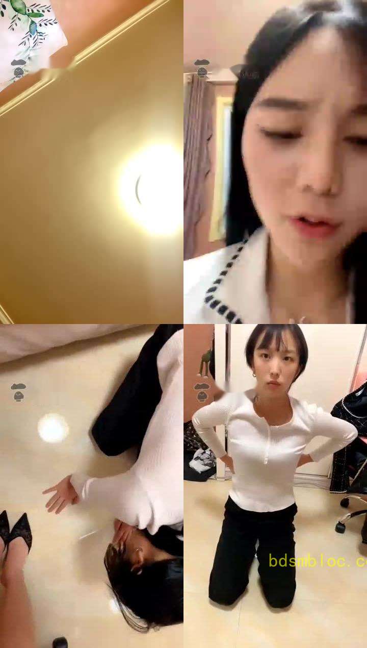 【司野S】女奴现场教学素人舔脚，奴教奴