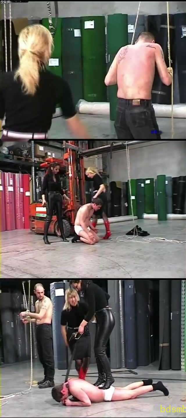 【欧美女王】皮开肉绽、血肉模糊、鲜血横流！贱狗被女王用金属高跟跺踩踢踹！