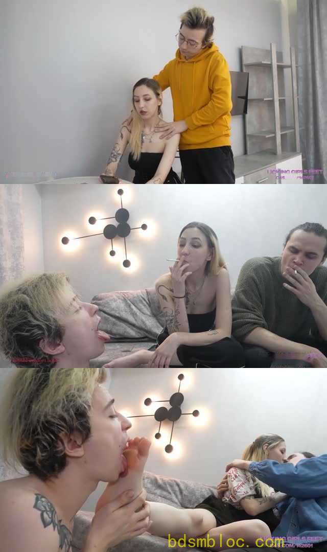 【欧美女王】LGF情侣主-AVRIL和SAM无情羞辱玩弄暴虐女主绿帽丈夫