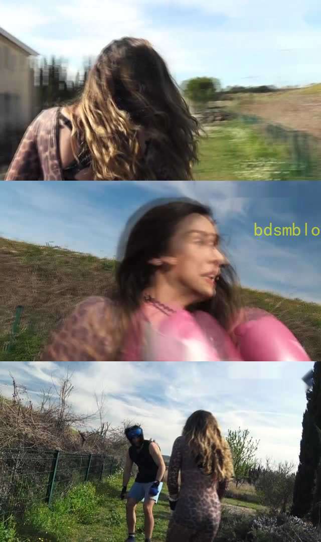 【欧美女王】tozani当家女王豹纹踢打人肉靶子