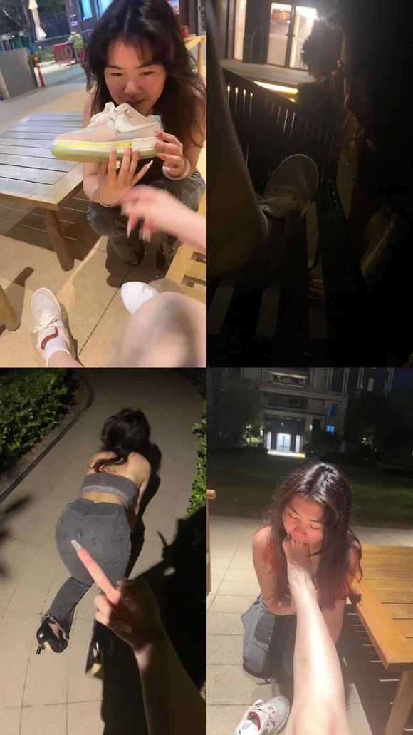 【橘子没熟】保安和监控社死体验-耳光/暴力踢踹踩头/口水吐地舔