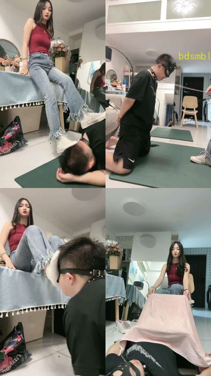 【尤物】匡威白袜气味辱/骑马转胯/全体重踩/腿绞
