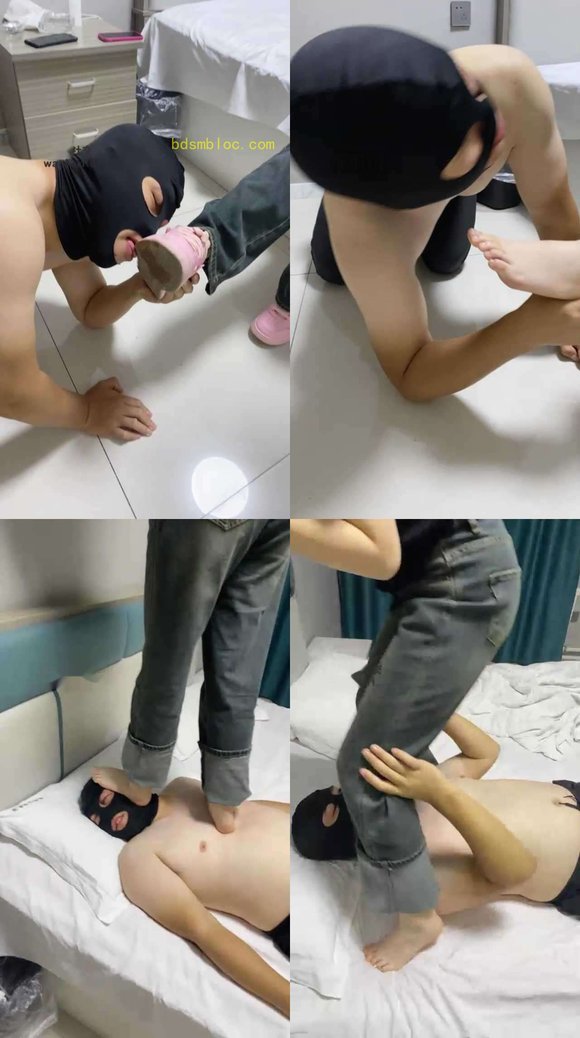 【精神小妹】开发羞涩素人-骑马/舔粉鞋白袜/坐脸窒息/踩踏虐乳