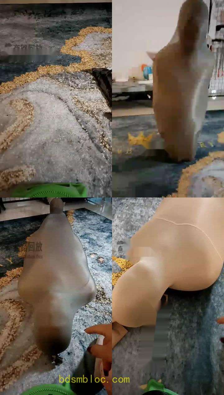 【一一S】紧身束缚，全包贱狗，坐脸窒息，口塞丝袜