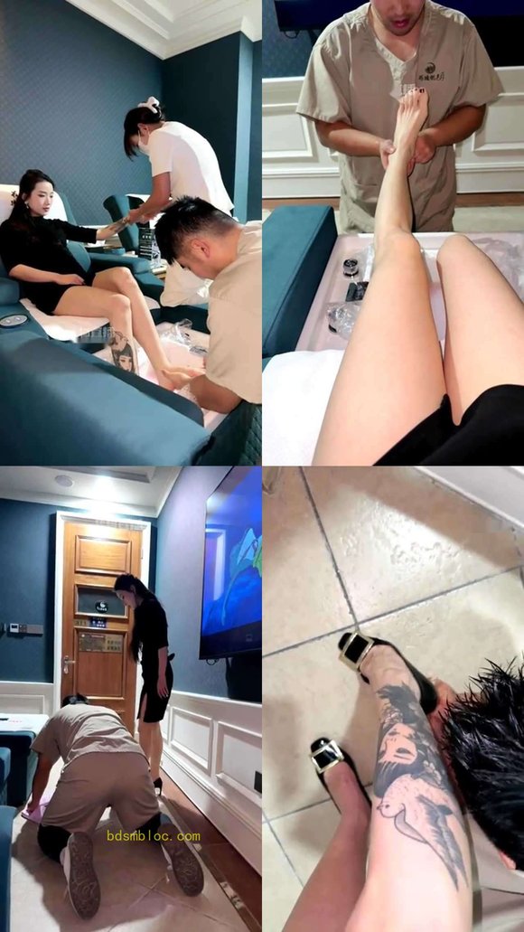 【水晶熊】足浴店公调贱狗