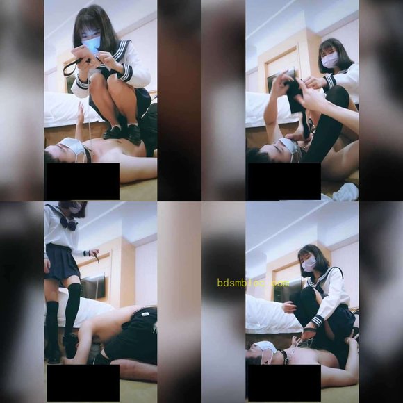 【萌喵学生制服棉袜皮鞋玩弄踩踏狗狗】41分钟