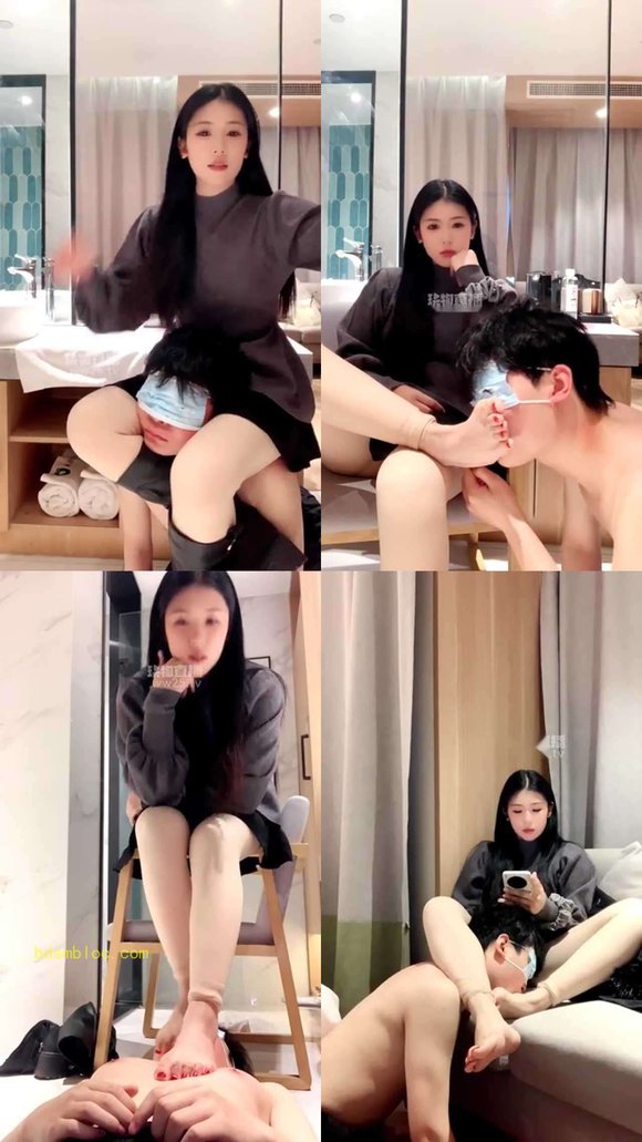 【苏西】调教恋足私奴 美脚舔脚深喉赏赐圣水