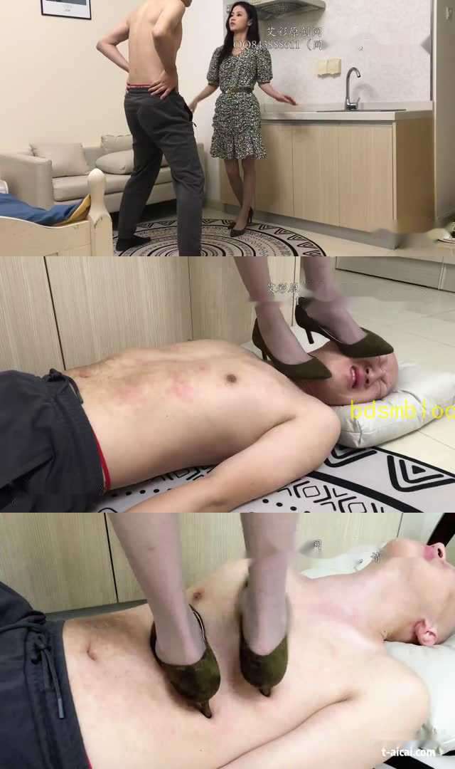 【美竹姐姐】墨绿色高跟鞋的折磨