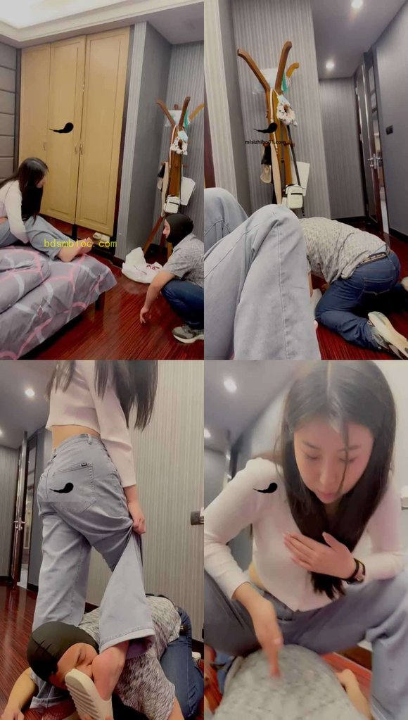 【KKS】猥琐男邻居来偷闻丝袜